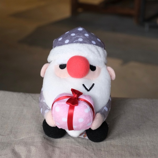 100にんのサンタクロース　サンタぬいぐるみ小(ゆきサンタ)