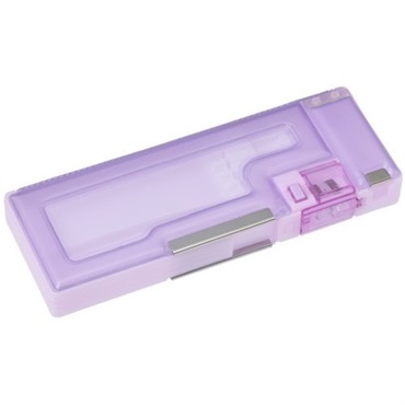 【予約商品】ボンボンドロップでデコれる！ゆめかわペンケース文具セット　Cセット(パープル)
