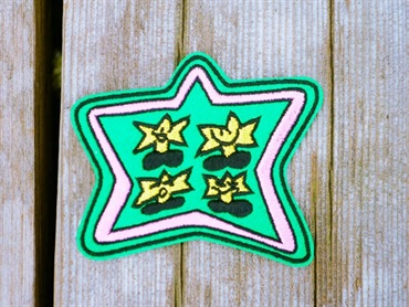 「magic power mystery zone」Daisuke Kondo 刺繍ワッペン（星）【追加分】