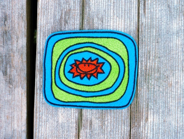 「magic power mystery zone」Daisuke Kondo 刺繍ワッペン（太陽）【追加分】