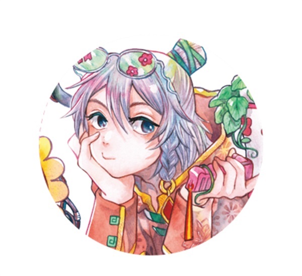 【なつめさんち】缶バッジＡ「さやバッジ」