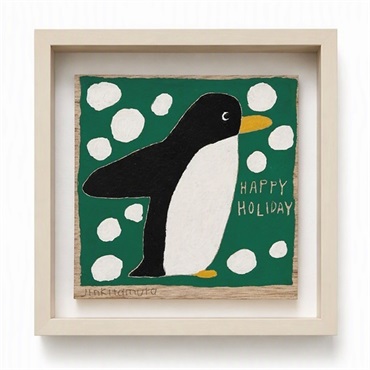 【予約商品】北村人　原画パネル作品「ペンギン」