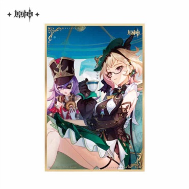 原神シリーズ　アクリル色紙　陽夏！悪龍？童話の王国！