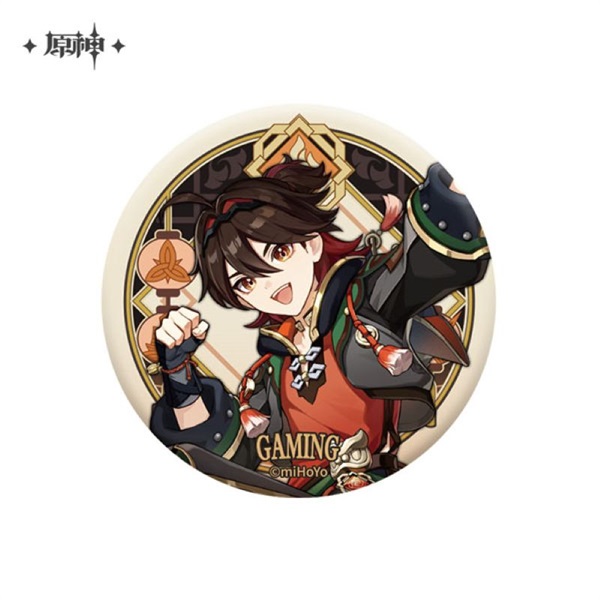 璃月港シリーズ　キャラ缶バッジ　嘉明