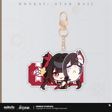 崩壊：スターレイル　パムの展覧室シリーズ　アクリルキーホルダー花火