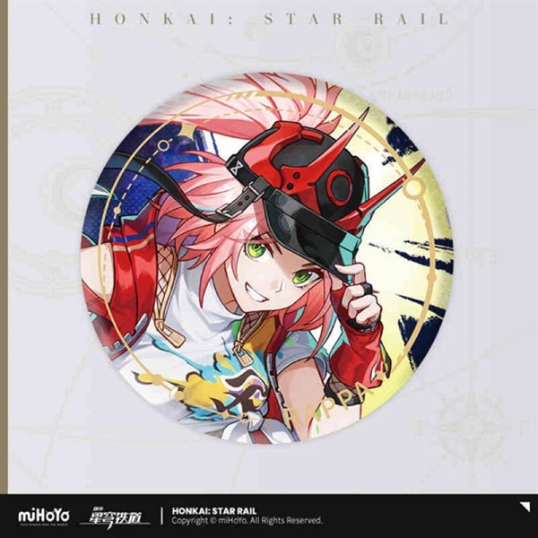 崩壊：スターレイル　キャラクター缶バッジ　知恵　乱破