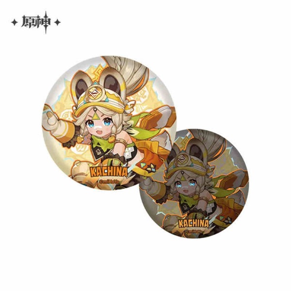 原神　ナタシリーズ　キャラクター缶バッジ　カチーナ