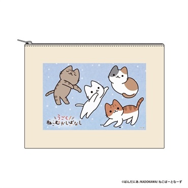 【予約商品】うごく！ねこむかしばなしキャンバスポーチ